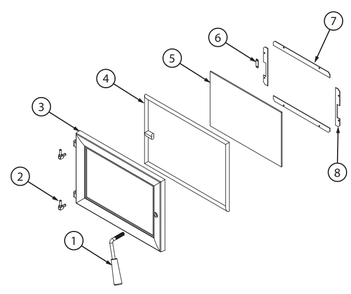 Repair Parts 3 Diagram and Parts List for VG2020-P  US Stove Company Heating Stove